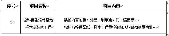 澳门金沙线上赌场全科医生培养基地手术室装修工程项目